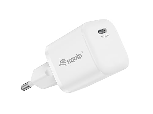 Equip 245520 Ladegerät 1Port 20W,1xUSB-C PD weiß von Equip