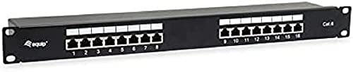Equip 326417 16-Port CAT.6 GESCHIRMTES PATCHPANEL, SCHWARZ Equip 326417 16-Port CAT.6 GESCHIRMTES PATCHPANEL, SCHWARZ von Equip