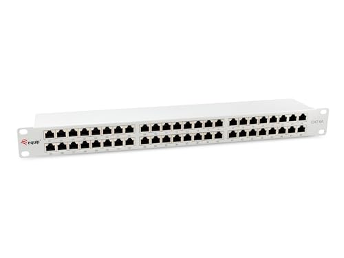Equip 326526 48-Port Cat.6A geschirmtes Patchpanel, hellgrau Equip 326526 48-Port Cat.6A geschirmtes Patchpanel, hellgrau von Equip