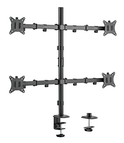 Equip 650159 17”–32” Vierfach-Gelenk-Monitor/LCD-Tischhalterung von Equip