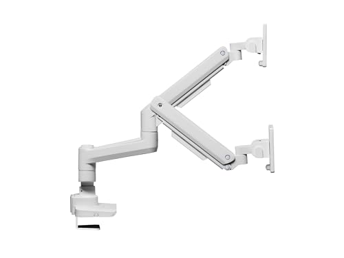 Equip 650183 17"-35" Hochleistungs-Tischhalterung für Zwei Monitore, weiß Equip 650183 17"-35" Hochleistungs-Tischhalterung für Zwei Monitore, weiß von Equip