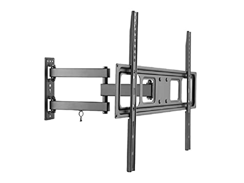 Equip 650342 Wandhalterung/artikulierende TV-Wandmontagehalterung/177,8 cm/ 37 bis 70 Zoll/4Gelenke neigbar/schwarz von Equip