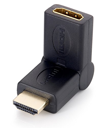 Equip Adapter HDMI > HDMI 180░ knickbar S/B Schwarz Polybeutel von Equip