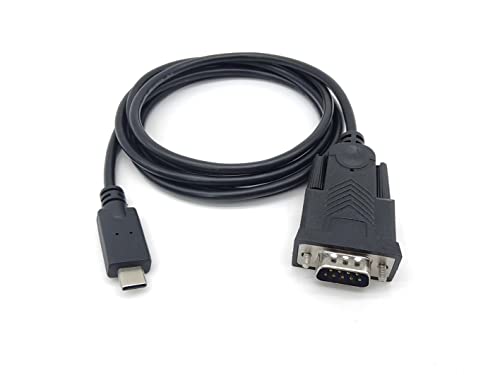 Equip Adapter USB-C -> Seriell RS232-DB9 St/St 1.50m schwarz von Equip