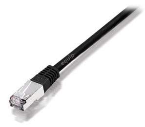Equip Patchkabel Platinum RJ45 S/FTP Cat6A (SSTP) PIMF HF Polybeutel, 0,50 m, schwarz von Equip