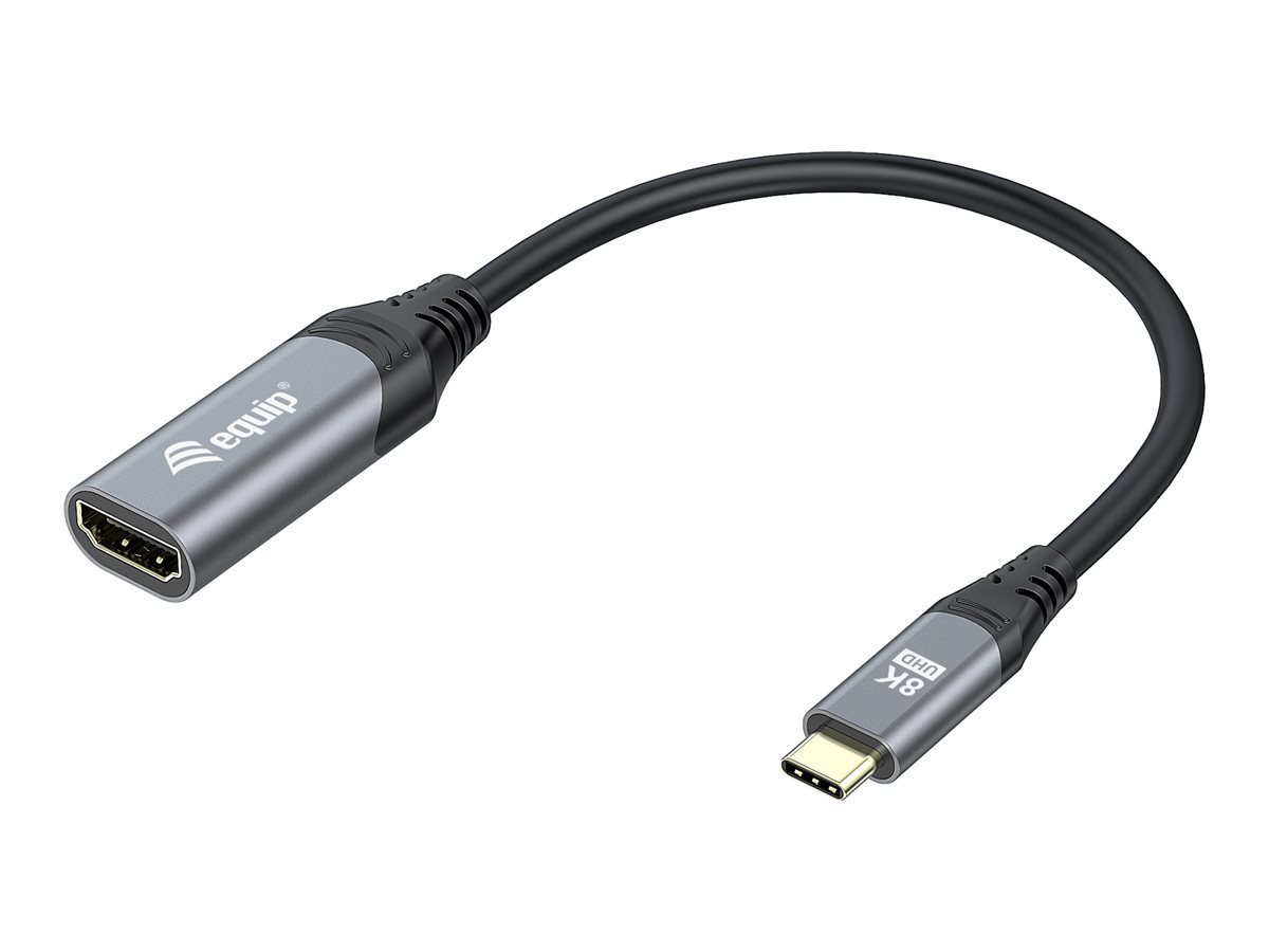 Equip EQUIP Adapter USB-C -> HDMI 2.1 8K60Hz 0.15m gr HDMI-Kabel Equip EQUIP Adapter USB-C -> HDMI 2.1 8K60Hz 0.15m gr HDMI-Kabel von Equip