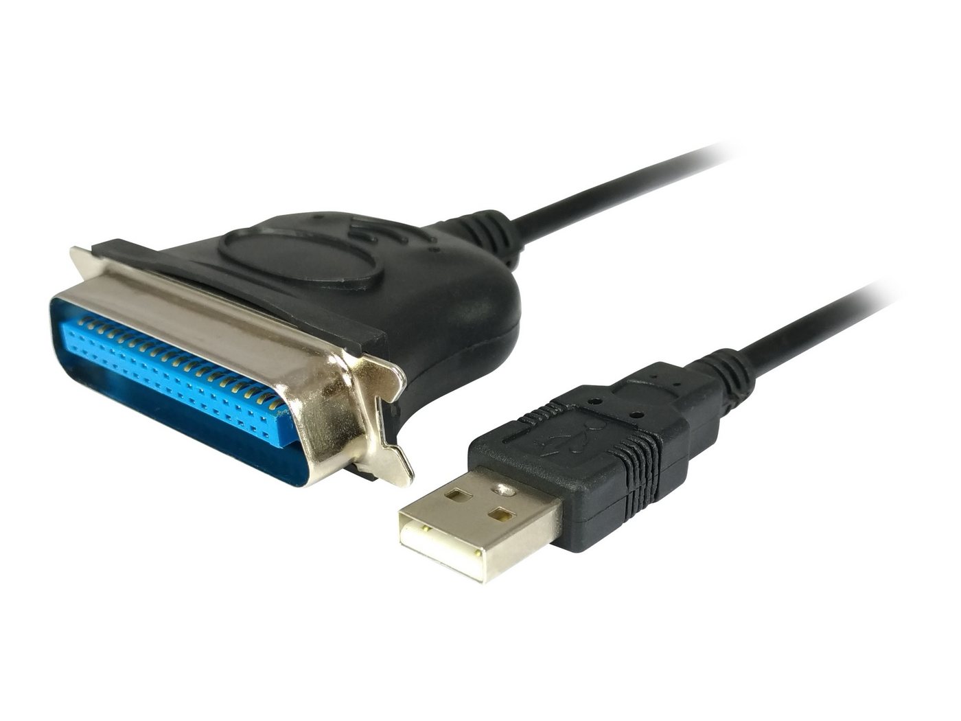 Equip EQUIP Adapterkabel USB St -> Parallel St 1.5M schwarz Poly Computer-Kabel von Equip