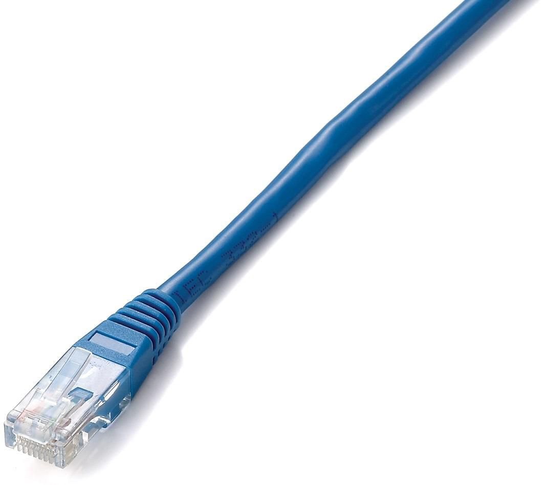 Equip EQUIP CCA Patchkabel U/UTP 2xRJ45 Cat.5e blau 10m Netzwerkkabel von Equip