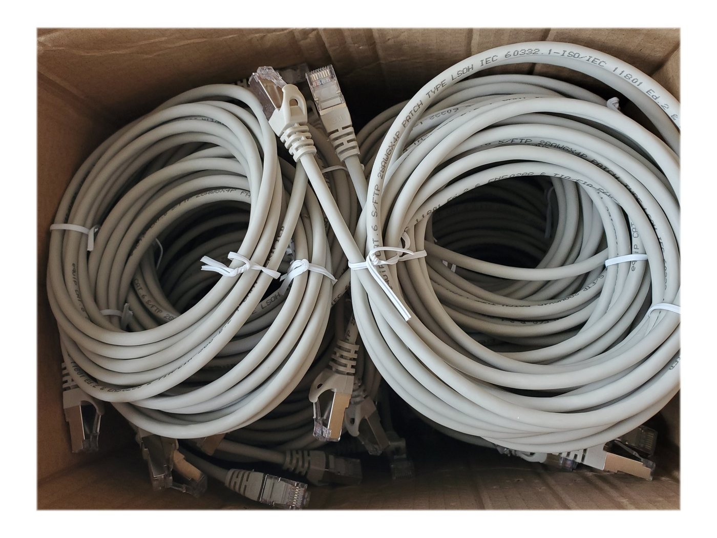Equip EQUIP Patchkabel Cat6 S/FTP 2xRJ45 2.00m grau 34 Stk./box Netzwerkkabel Equip EQUIP Patchkabel Cat6 S/FTP 2xRJ45 2.00m grau 34 Stk./box Netzwerkkabel von Equip
