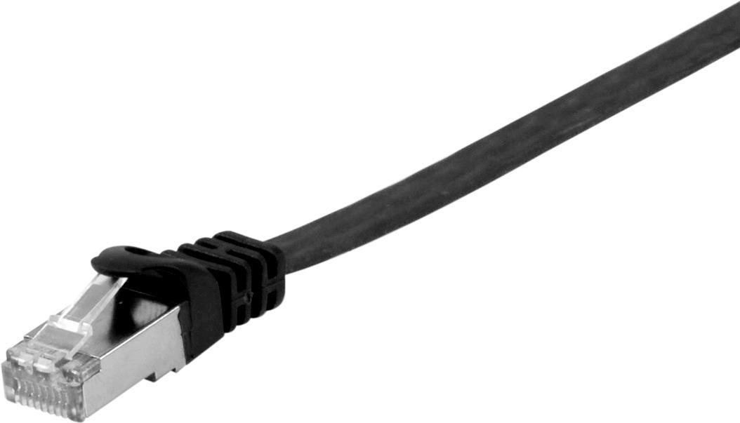 Equip EQUIP Patchkabel Cat6A U/FTP 2xRJ45 0.50m schwarz Netzwerkkabel von Equip