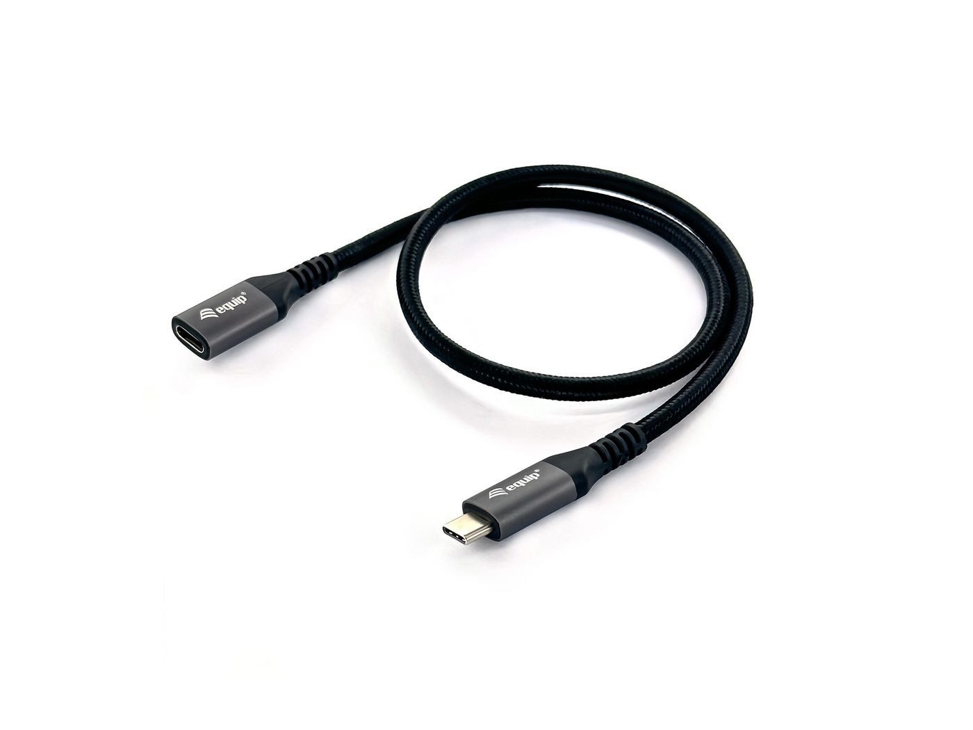 Equip EQUIP USB-C 3.2 Gen 2 Verlängerung St/Bu 00.50m Schwarz USB-Kabel von Equip