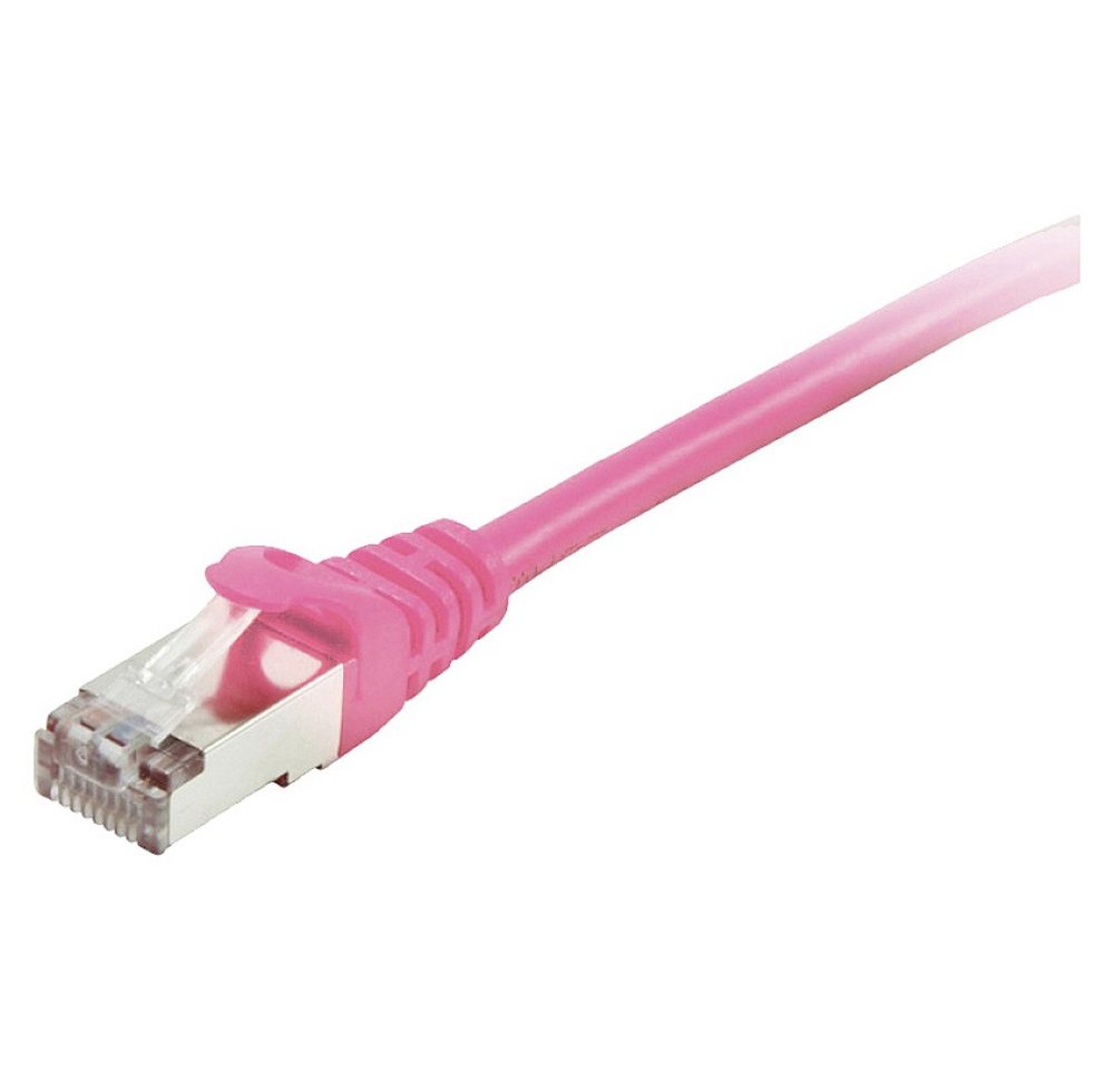 Equip Equip 605585 RJ45 Netzwerkkabel, Patchkabel CAT 6 S/FTP 7.50 m Pink ve Netzkabel, (7.50 cm) von Equip