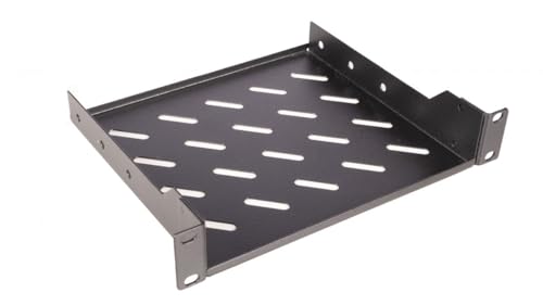 Equip Fachboden fest 10" für Serverschränke, 1U 20cm schwarz von Equip