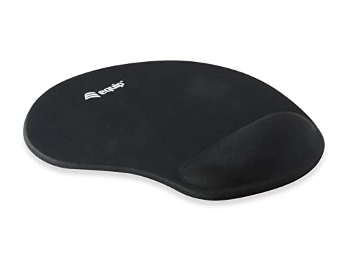 Equip Gel Maus-Pad+Handgelenkauflage rutschfester Boden schwarz von Equip