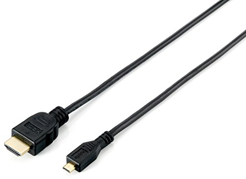 Equip High Speed HDMI Kabel Ethernet HDMI Typ A->microHDMI Typ D, 1,00 m von Equip