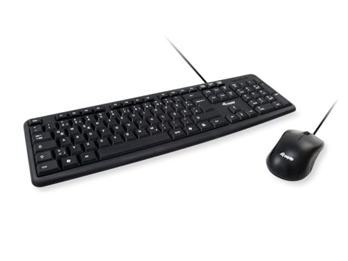 Equip Kabelgebundene Kombi Keyboard+Mouse, Schwarz, IT Equip Kabelgebundene Kombi Keyboard+Mouse, Schwarz, IT von Equip