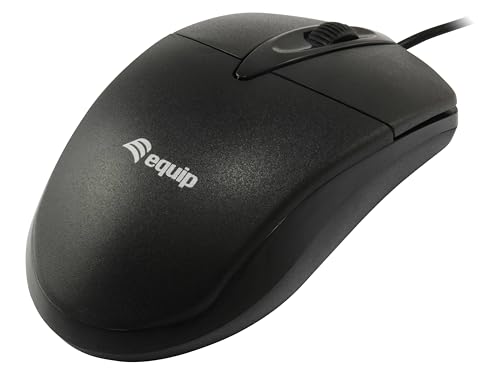 Equip Optische Tischmaus, Kabel, Schwarz Equip Optische Tischmaus, Kabel, Schwarz von Equip