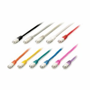 Equip Patchkabel Platinum RJ45 S/FTP Cat6A (SSTP) PIMF HF Polybeutel, 10,00 m, grau von Equip