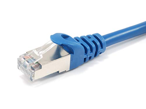 Equip Patchkabel RJ45 S/FTP Cat6 (SSTP) PIMF HF Polybeutel 0,25 m Blau von Equip