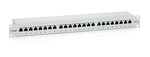 Equip Patchpanel 24x RJ45 Cat6 19" 1HE grau Equip Patchpanel 24x RJ45 Cat6 19" 1HE grau von Equip