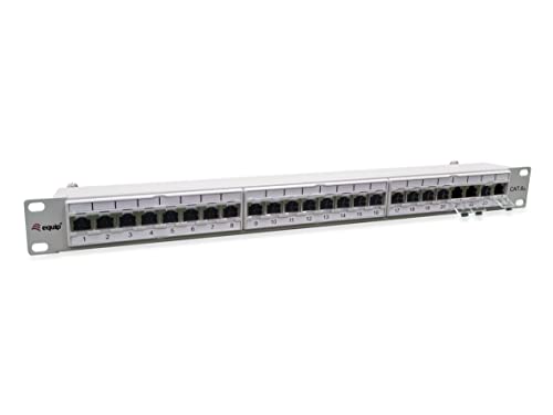 Equip Patchpanel 24x RJ45 Cat6A 19" 1HE grau Equip Patchpanel 24x RJ45 Cat6A 19" 1HE grau von Equip