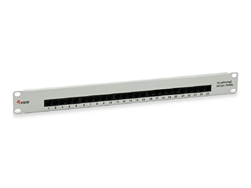Equip Patchpanel 25 Ports x Cat3 19" 1HE ISDN hellgrau Equip Patchpanel 25 Ports x Cat3 19" 1HE ISDN hellgrau von Equip