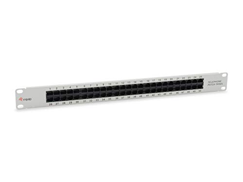 Equip Patchpanel 50 Ports x Cat3 19" 1HE ISDN Hellgrau Equip Patchpanel 50 Ports x Cat3 19" 1HE ISDN Hellgrau von Equip
