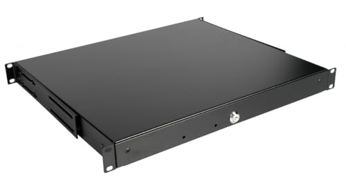 Equip Schublade 19" für Serverschränke 1U, abschließbar schwarz von Equip