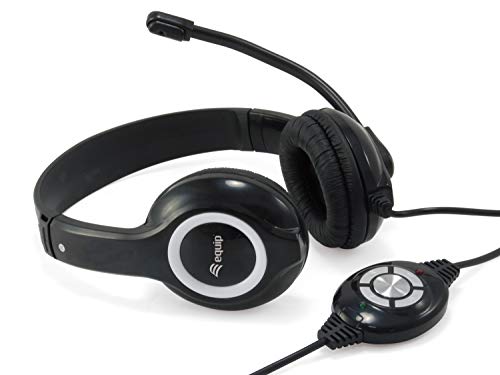 Equip USB-Headset, 245301, Schwarz von Equip