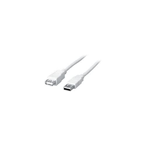 Equip USB Kabel A -> A St/ BU 3,00 m Polybeutel, weiß von Equip