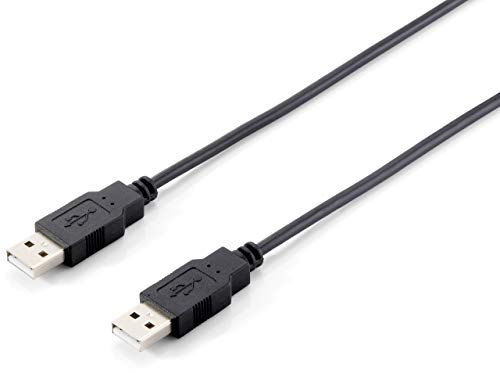 Equip USB Kabel A -> A St/1,80 m Polybeutel, schwarz von Equip
