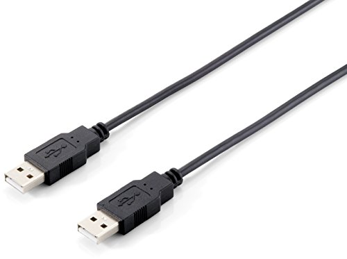 Equip USB Kabel A -> A St/3,00 m Polybeutel, schwarz von Equip