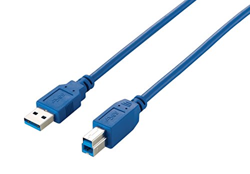 Equip USB Kabel A -> B St/1.00 m Polybeutel, blau von Equip