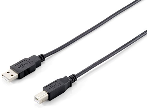Equip USB Kabel A -> B St/3,00 m Polybeutel, schwarz von Equip