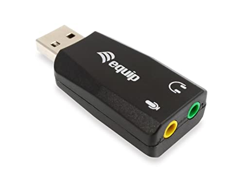 Equip USB-Soundadapter Soundkarte USB 2x3.5mm Stereo Mic-In Line-Out extern Equip USB-Soundadapter Soundkarte USB 2x3.5mm Stereo Mic-In Line-Out extern von Equip