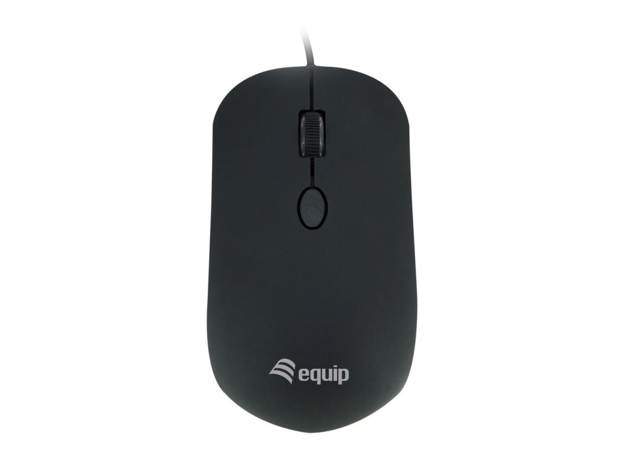 Equip kabelgebundene Komfortmaus, schwarz Equip kabelgebundene Komfortmaus, schwarz von Equip