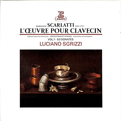 Domenico Scarlatti: L´Oeuvre Pour Clavecin Vol. 1; 50 Sonatas - ERA 9202 - Vinyl Box von Erato