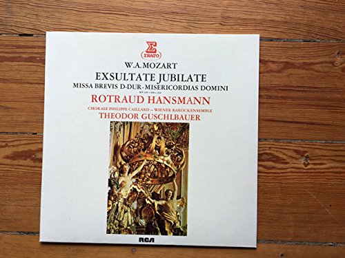 Exsultate Jubilitate - Missa Brevis D-dur - Misericodias Domini - Kv 165 - 194 - 222 [Vinyl LP] von Erato