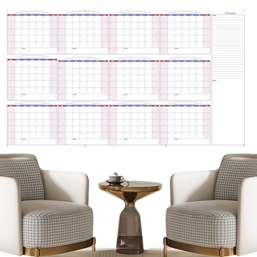 Erconsso Kalender des trockenen Löschbretts, Wallkalender aus trockener Löschung,34,2 x 60 Zoll monatlicher Wandplaner Erinnerung | Löschen organisieren wiederverwendbarer großer Kalender für Erconsso Kalender des trockenen Löschbretts, Wallkalender aus trockener Löschung,34,2 x 60 Zoll monatlicher Wandplaner Erinnerung | Löschen organisieren wiederverwendbarer großer Kalender für von Erconsso