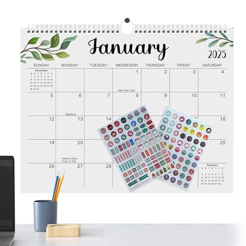 Erconsso Wandkalender 2025-2026.2025-2026 Wandkalender | Dekorative Hangable -Kalender - Planungsplanung Vorräte, 18 Monate Twin-Wire-Wandplaner für Wohnzimmer in der Heimschule Erconsso Wandkalender 2025-2026.2025-2026 Wandkalender | Dekorative Hangable -Kalender - Planungsplanung Vorräte, 18 Monate Twin-Wire-Wandplaner für Wohnzimmer in der Heimschule von Erconsso