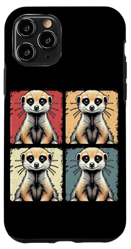 Erdmännchen Erdmännchen Liebhaber Erdmännchenfan Retro Hülle für iPhone 11 Pro Erdmännchen Erdmännchen Liebhaber Erdmännchenfan Retro Hülle für iPhone 11 Pro von Erdmännchen Surikate Tierliebhaber Mangusten