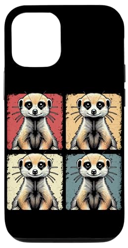 Erdmännchen Erdmännchen Liebhaber Erdmännchenfan Retro Hülle für iPhone 12/12 Pro Erdmännchen Erdmännchen Liebhaber Erdmännchenfan Retro Hülle für iPhone 12/12 Pro von Erdmännchen Surikate Tierliebhaber Mangusten