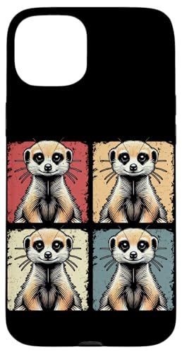 Erdmännchen Erdmännchen Liebhaber Erdmännchenfan Retro Hülle für iPhone 15 Plus Erdmännchen Erdmännchen Liebhaber Erdmännchenfan Retro Hülle für iPhone 15 Plus von Erdmännchen Surikate Tierliebhaber Mangusten