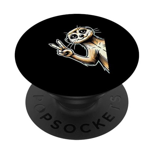 Erdmännchen Erdmännchen Liebhaber Süß Tierliebhaber PopSockets Klebender PopGrip Erdmännchen Erdmännchen Liebhaber Süß Tierliebhaber PopSockets Klebender PopGrip von Erdmännchen Surikate Tierliebhaber Mangusten