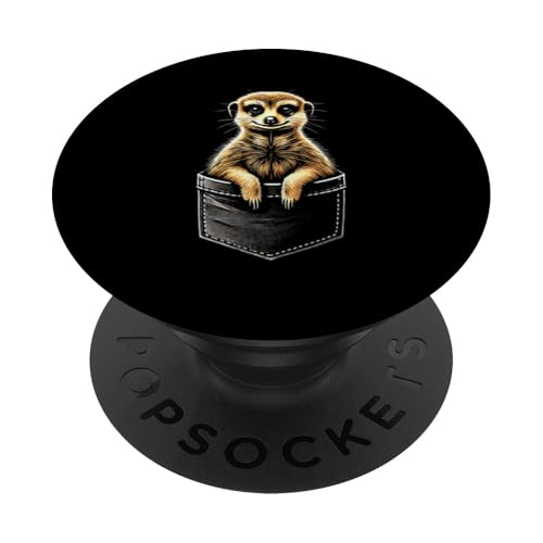 Erdmännchen Erdmännchen Liebhaber Süß Tierliebhaber PopSockets Klebender PopGrip Erdmännchen Erdmännchen Liebhaber Süß Tierliebhaber PopSockets Klebender PopGrip von Erdmännchen Surikate Tierliebhaber Mangusten