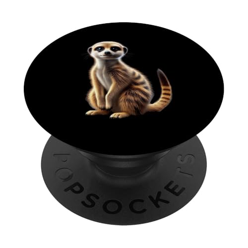 Erdmännchen Erdmännchen Liebhaber Süß Tierliebhaber PopSockets Klebender PopGrip von Erdmännchen Surikate Tierliebhaber Mangusten