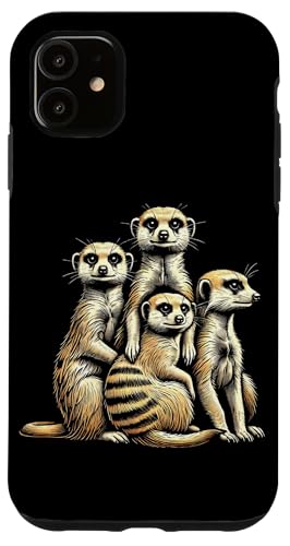 Erdmännchen Erdmännchen Liebhaber Süß Tierliebhaber Retro Hülle für iPhone 11 Erdmännchen Erdmännchen Liebhaber Süß Tierliebhaber Retro Hülle für iPhone 11 von Erdmännchen Surikate Tierliebhaber Mangusten