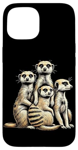 Erdmännchen Erdmännchen Liebhaber Süß Tierliebhaber Retro Hülle für iPhone 15 Erdmännchen Erdmännchen Liebhaber Süß Tierliebhaber Retro Hülle für iPhone 15 von Erdmännchen Surikate Tierliebhaber Mangusten