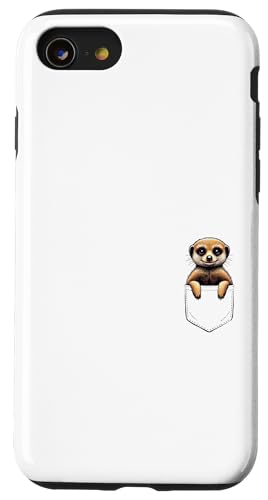 Erdmännchen Erdmännchen Liebhaber Süß Tierliebhaber Retro Hülle für iPhone SE (2020) / 7 / 8 von Erdmännchen Surikate Tierliebhaber Mangusten