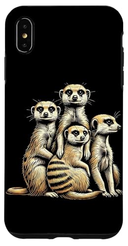 Erdmännchen Erdmännchen Liebhaber Süß Tierliebhaber Retro Hülle für iPhone XS Max Erdmännchen Erdmännchen Liebhaber Süß Tierliebhaber Retro Hülle für iPhone XS Max von Erdmännchen Surikate Tierliebhaber Mangusten
